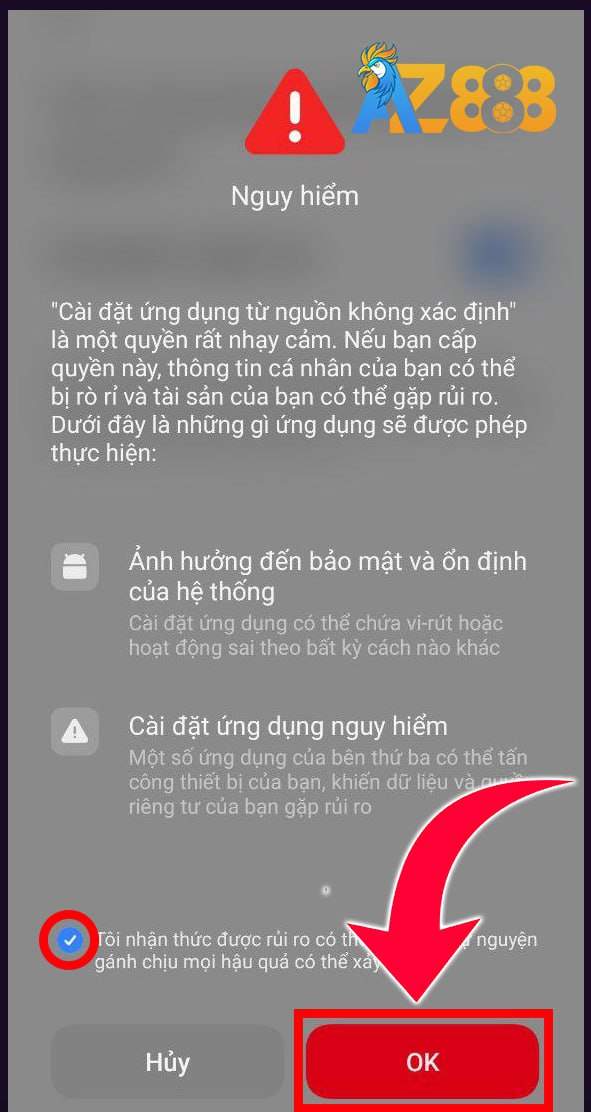 Bấm OK để hoàn tất cài đặt Bấm OK để hoàn tất cài đặt