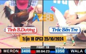 Trận 18 CPC3 Ngày 25/10/2024 - Anh Tình Bình Dương Và Anh Trắc Bến Tre